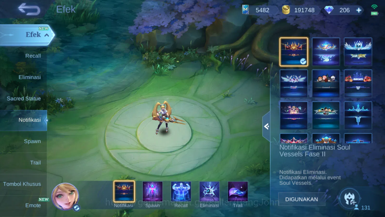 Mobile Legends: Bang Bang Accounts Hero 131 | skin 274 | legend alucard | aspirants f image 7
