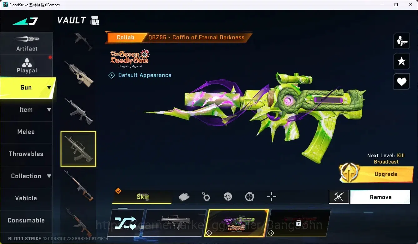 Blood Strike Accounts ASIA | 1 ETERNAL DESERT EAGLE-SCORPIUS | 5 COLLAB  image 10
