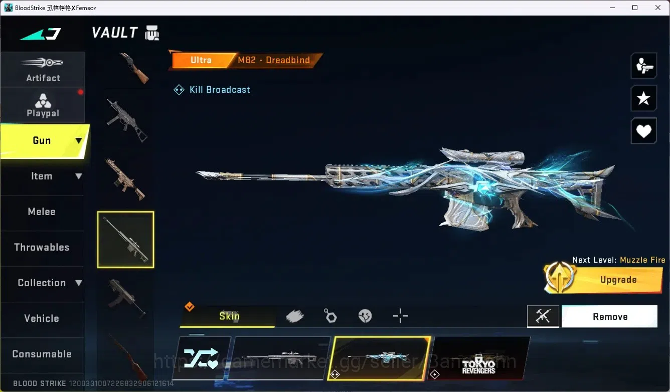 Blood Strike Accounts ASIA | 1 ETERNAL DESERT EAGLE-SCORPIUS | 5 COLLAB  image 14