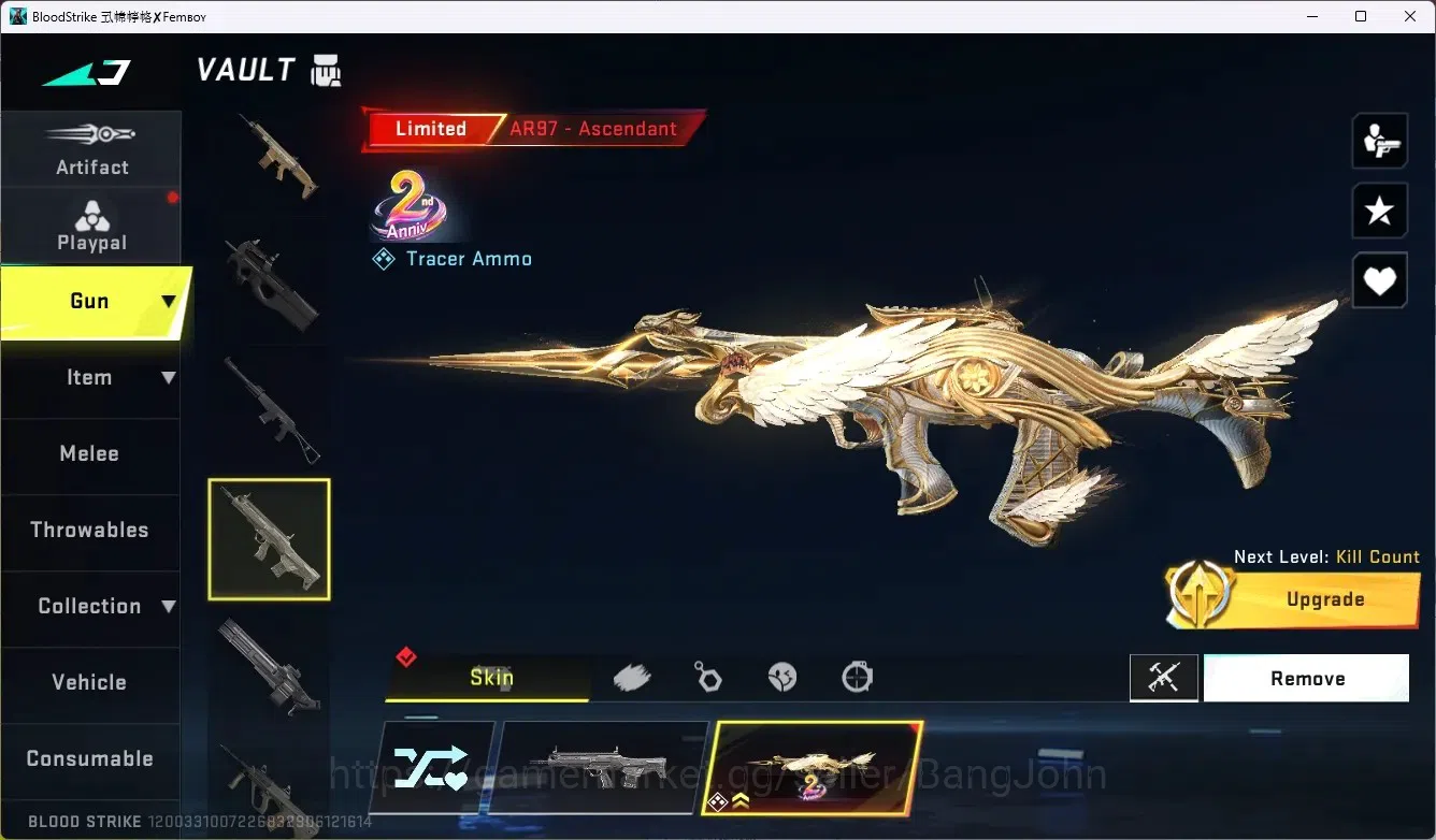 Blood Strike Accounts ASIA | 1 ETERNAL DESERT EAGLE-SCORPIUS | 5 COLLAB  image 6