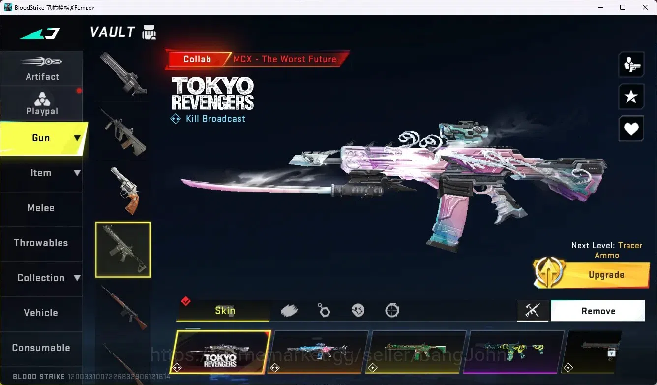 Blood Strike Accounts ASIA | 1 ETERNAL DESERT EAGLE-SCORPIUS | 5 COLLAB  image 7