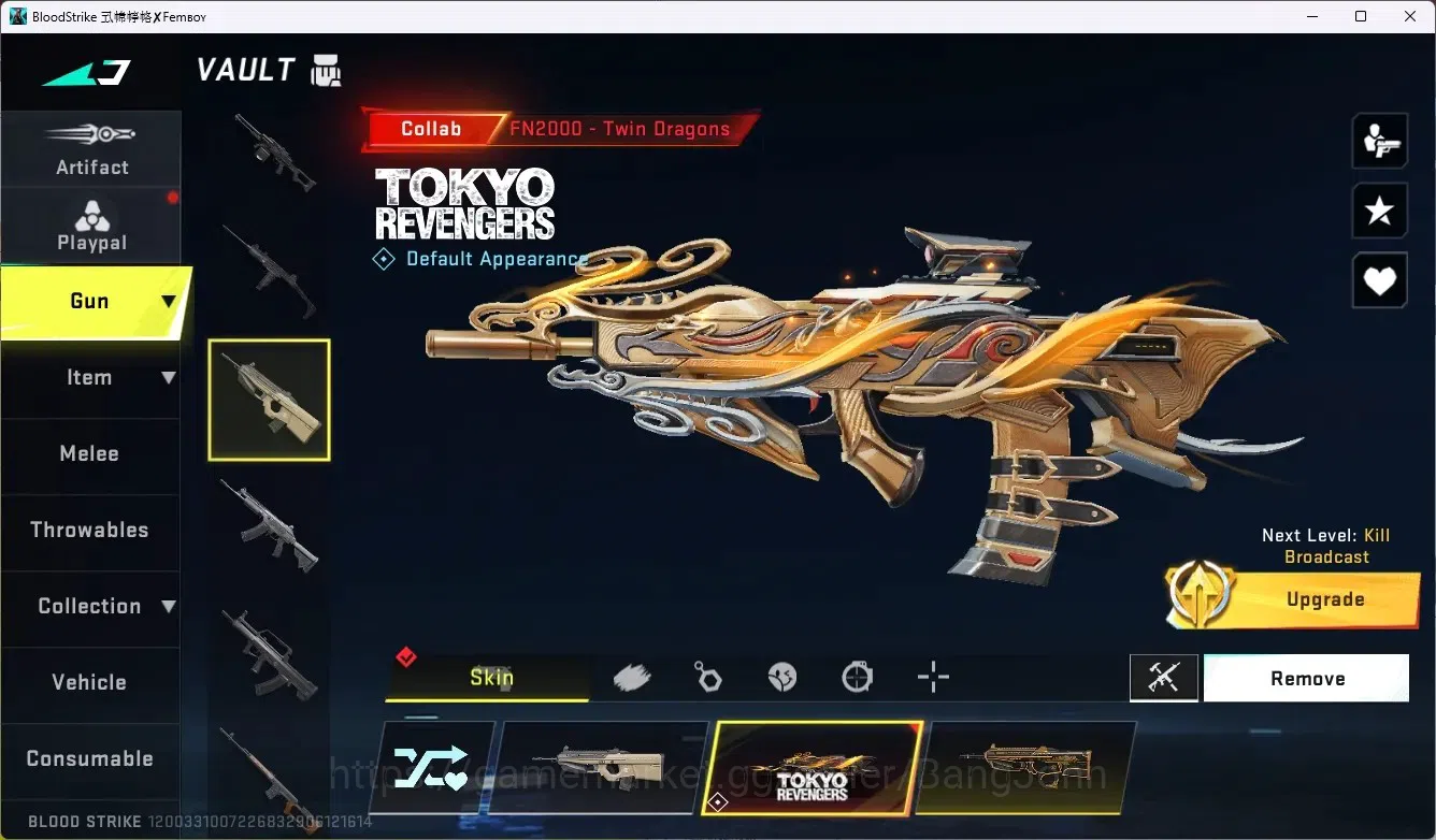 Blood Strike Accounts ASIA | 1 ETERNAL DESERT EAGLE-SCORPIUS | 5 COLLAB  image 9