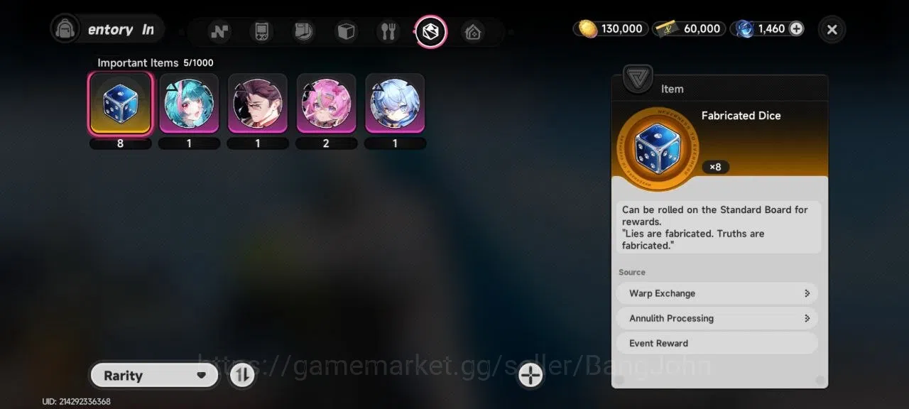 Neverness to Everness Accounts EU | Starter Lv3 | 1 S Char Nanally + 4 A Char | M image 5