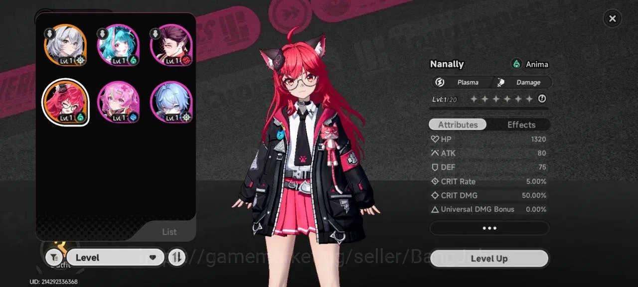 Neverness to Everness Accounts EU | Starter Lv3 | 1 S Char Nanally + 4 A Char | M image 9