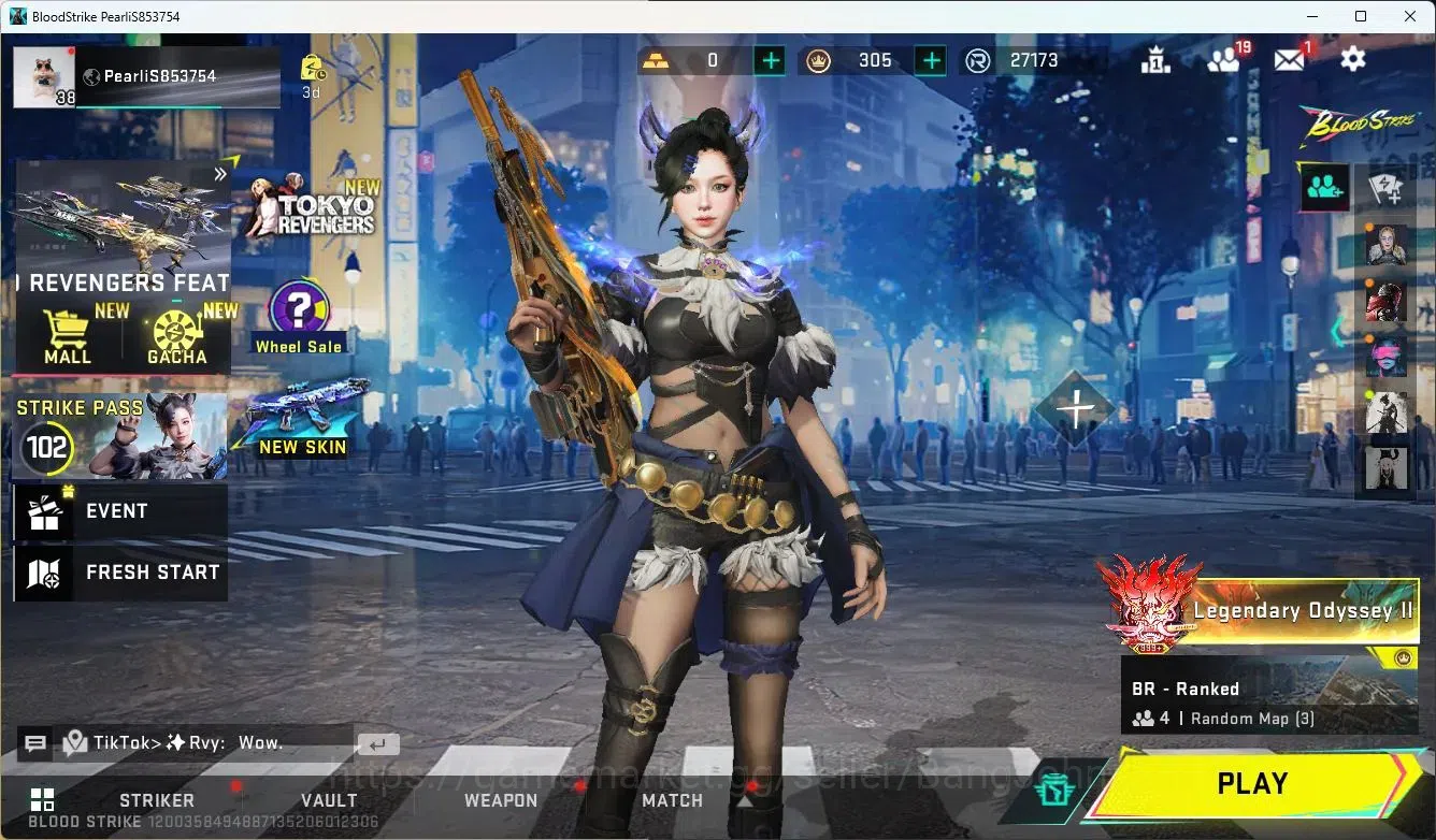 Blood Strike Accounts ASIA | 1 ETERNAL: Desert Eagle Scorpius|2 TR|1 BLE image 10