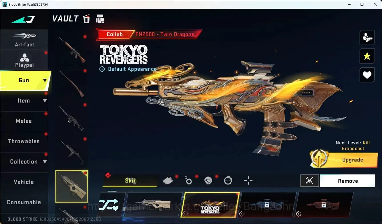 Blood Strike Accounts ASIA | 1 ETERNAL: Desert Eagle Scorpius|2 TR|1 BLE image 4