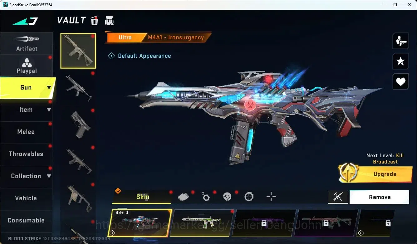 Blood Strike Accounts ASIA | 1 ETERNAL: Desert Eagle Scorpius|2 TR|1 BLE image 8