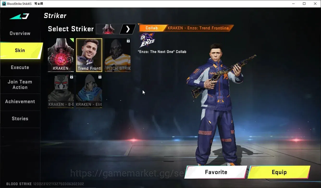 Blood Strike Accounts ASIA|ETERNAL DeAgle+Collab ENZO-Kraken,TR MCX,FN20 image 7