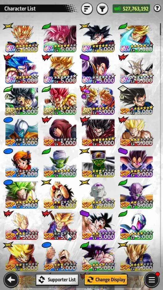 Dragon Ball Legends Accounts Android |Lvl 194|527M Total Power|3 LR|8 UL|LR Tru image 20