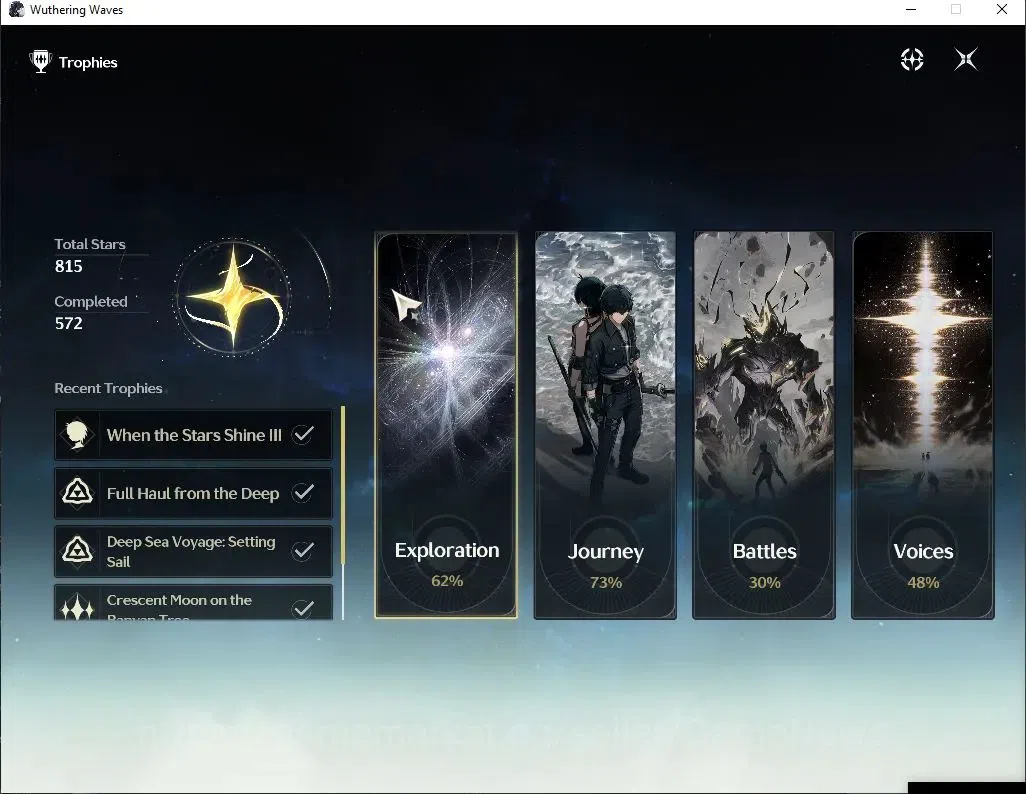 Wuthering Waves Accounts Mid-Game SEA |UL 49|3 Limited|Yangyang:Xuanling RC 6 + Signature, Lynae, Rebecca|DB Lvl 30|MC 10