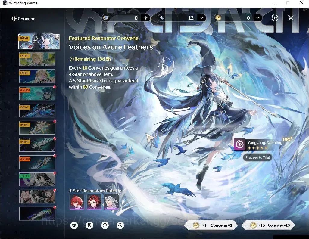 Wuthering Waves Accounts Mid-Game SEA |UL 49|3 Limited|Yangyang:Xuanling RC 6 + Signature, Lynae, Rebecca|DB Lvl 30|MC 12