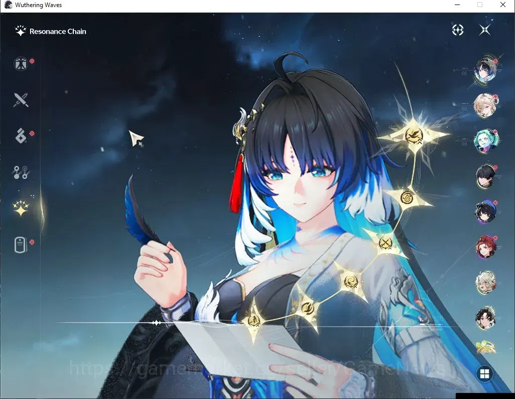 Wuthering Waves Accounts Mid-Game SEA |UL 49|3 Limited|Yangyang:Xuanling RC 6 + Signature, Lynae, Rebecca|DB Lvl 30|MC 3