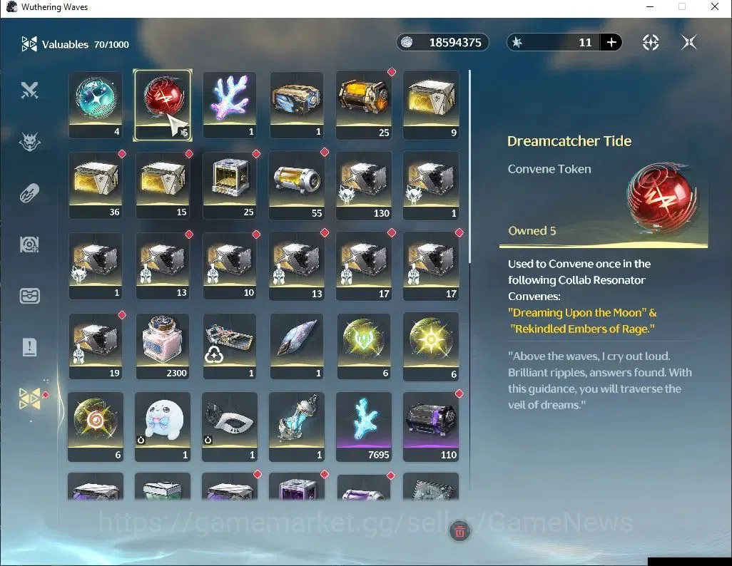 Wuthering Waves Accounts Mid-Game SEA |UL 49|3 Limited|Yangyang:Xuanling RC 6 + Signature, Lynae, Rebecca|DB Lvl 30|MC 9