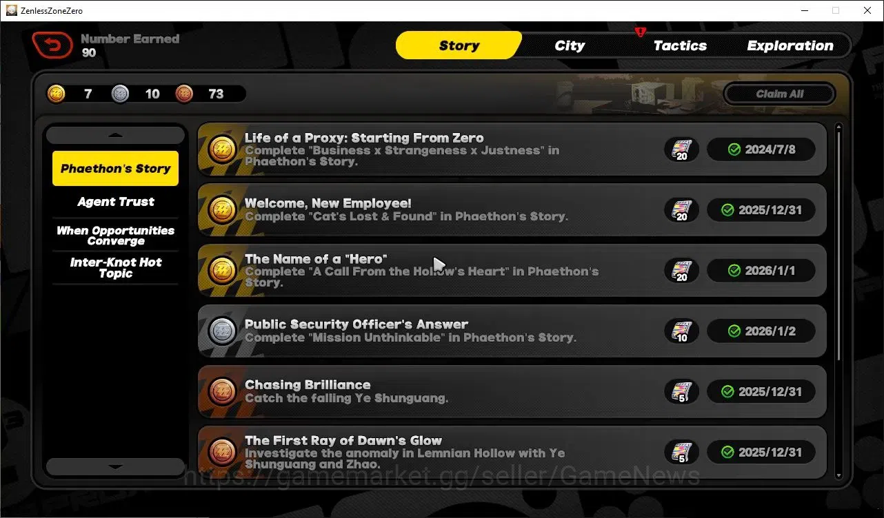 Zenless Zone Zero Accounts AMERICA|IK 38|S1 Ch3|3 Limited[Ye Shunguang+Sign,Z image 11