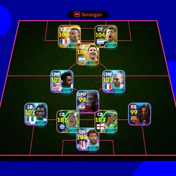 eFootball Accounts Starter 042-IN - OVR 3176- Starter Big Time Messi wc26 x Big Time Mbappe wc26 - FLASH SALE