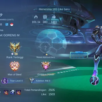 Mobile Legends: Bang Bang Accounts Others MLBB EXPERT COLLECTOR 2 | FULL HERO AND EMBLEM | BRUNO NEYMAR JR,GRANGER