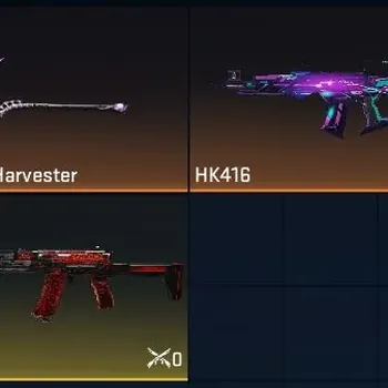 Blood Strike Accounts Others ASIA|1 ULTRA MELEE: Scythe-Harvester | 1 ULTRA GUN: HK416-Neural | 2 LEGEND Guns|Check
