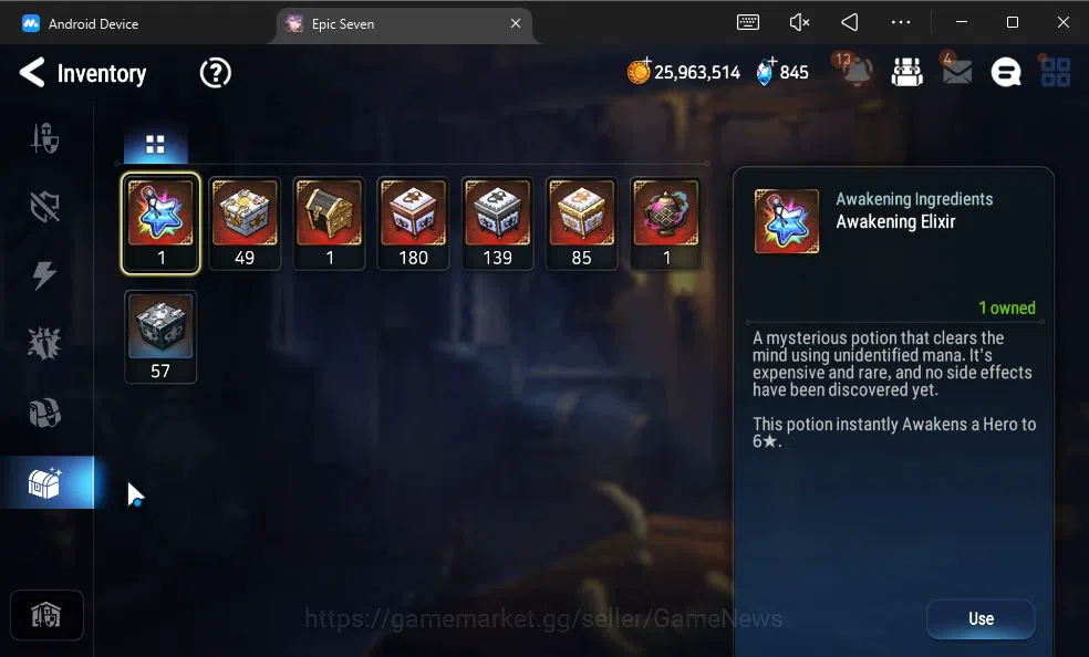Epic Seven Accounts GBL Unverif|New Era|5 ML(LOTScales,LR Krau,A Elena image 18