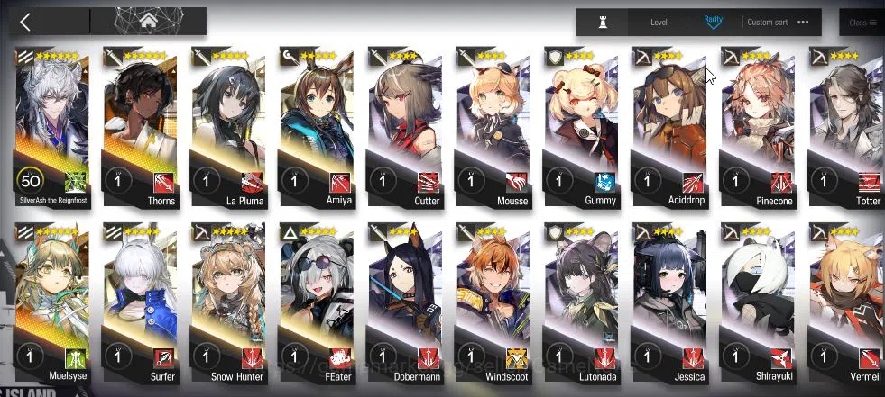 Arknights Accounts Lv 2 | 44 OP+3 Skin | 2 Limited | SilverAsh The Re image 5