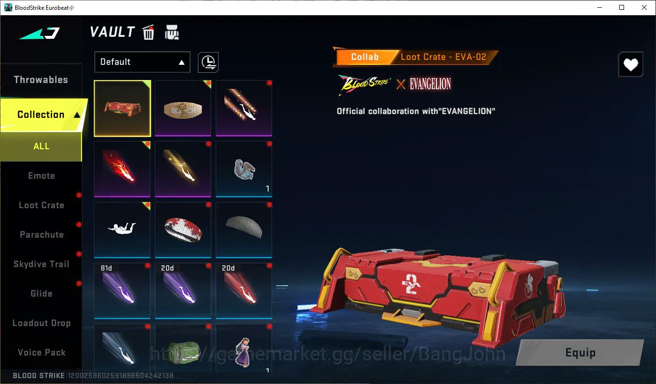 Blood Strike Accounts ASIA|COLLAB=ZANPAKUTO,UZI,SPIKE,ETHAN|ULTRA=INP-9, image 2