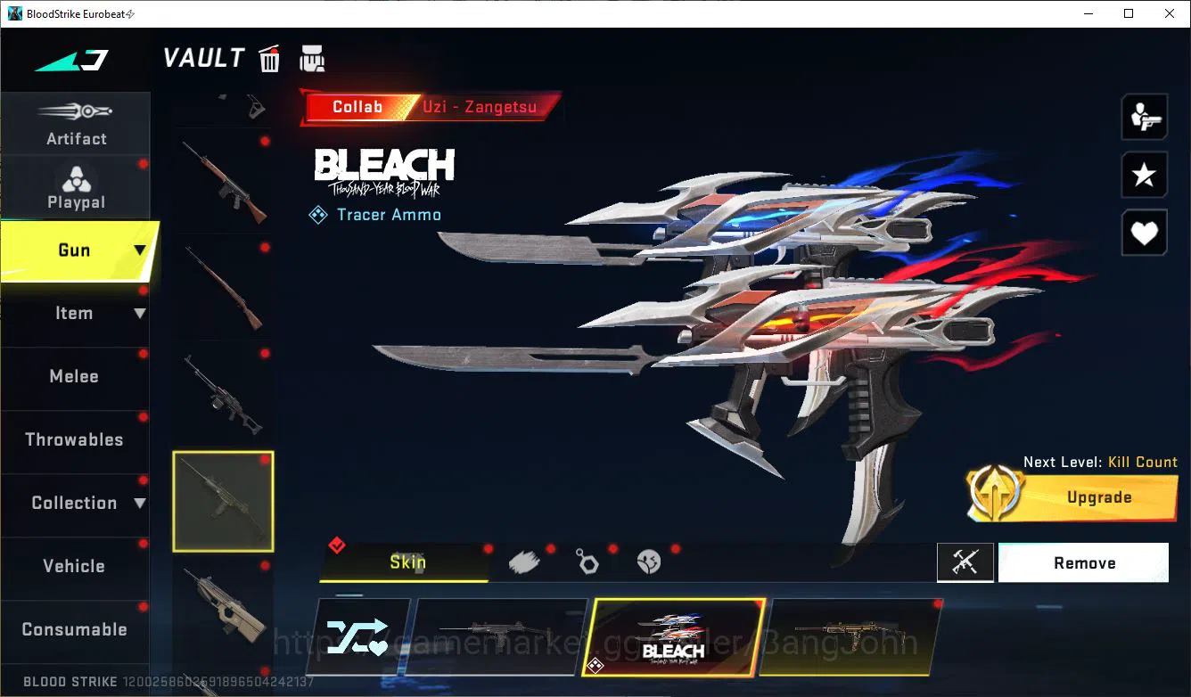 Blood Strike Accounts ASIA|COLLAB=ZANPAKUTO,UZI,SPIKE,ETHAN|ULTRA=INP-9, image 8