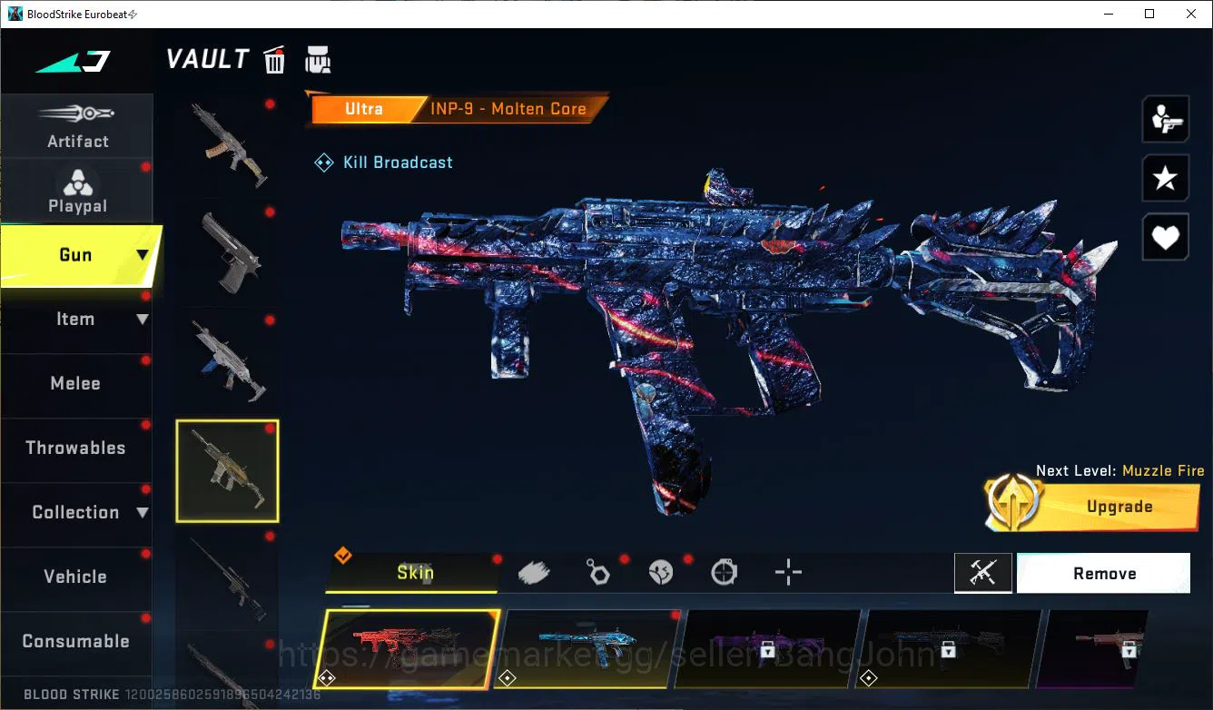 Blood Strike Accounts ASIA|COLLAB=ZANPAKUTO,UZI,SPIKE,ETHAN|ULTRA=INP-9, image 9