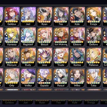 Seven Knights Re:Birth Accounts SKR36 | GLOBAL ASIA | BEAST END 4 OLD7K ROSIE T2 + image 1