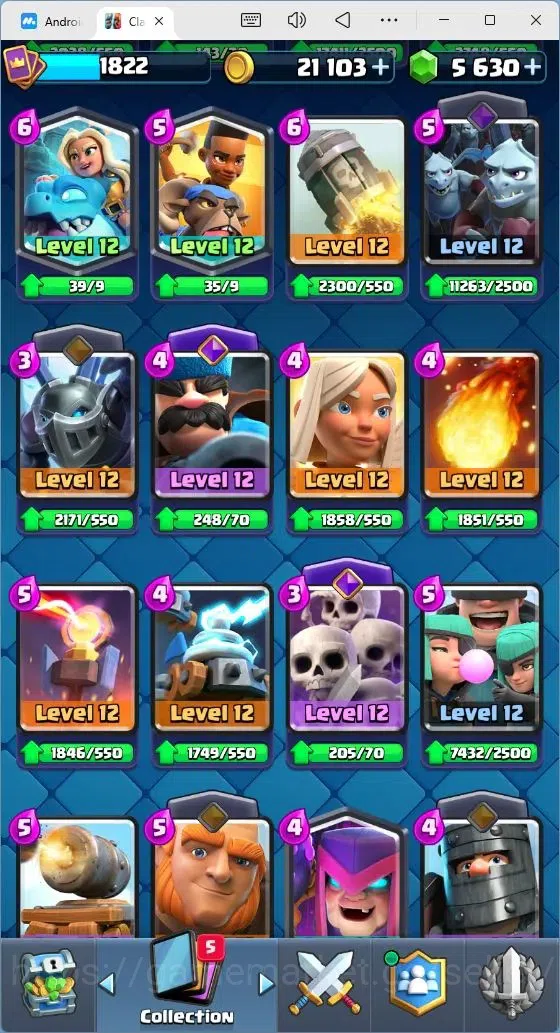 Clash Royale Accounts Mobile |Trophy 11756|19 Max Lv Cards|22 EVO Cards| image 11