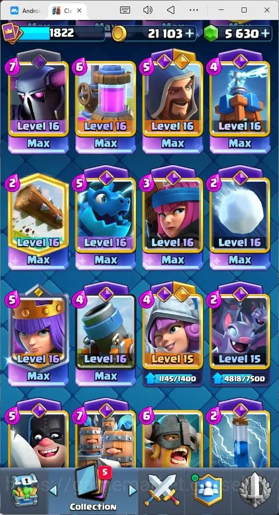 Clash Royale Accounts Mobile |Trophy 11756|19 Max Lv Cards|22 EVO Cards| image 5