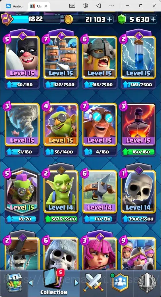 Clash Royale Accounts Mobile |Trophy 11756|19 Max Lv Cards|22 EVO Cards| image 6