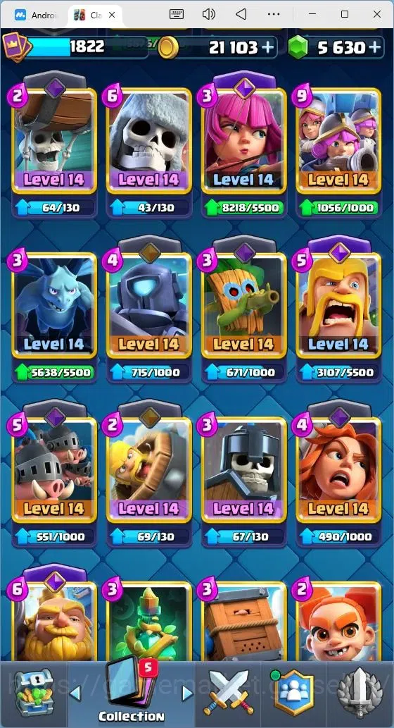 Clash Royale Accounts Mobile |Trophy 11756|19 Max Lv Cards|22 EVO Cards| image 7