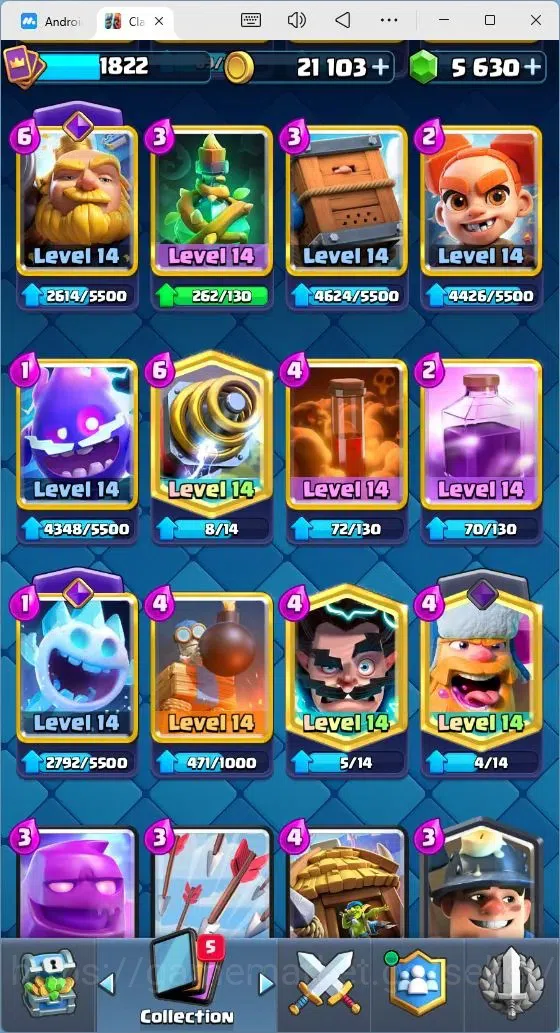 Clash Royale Accounts Mobile |Trophy 11756|19 Max Lv Cards|22 EVO Cards| image 8