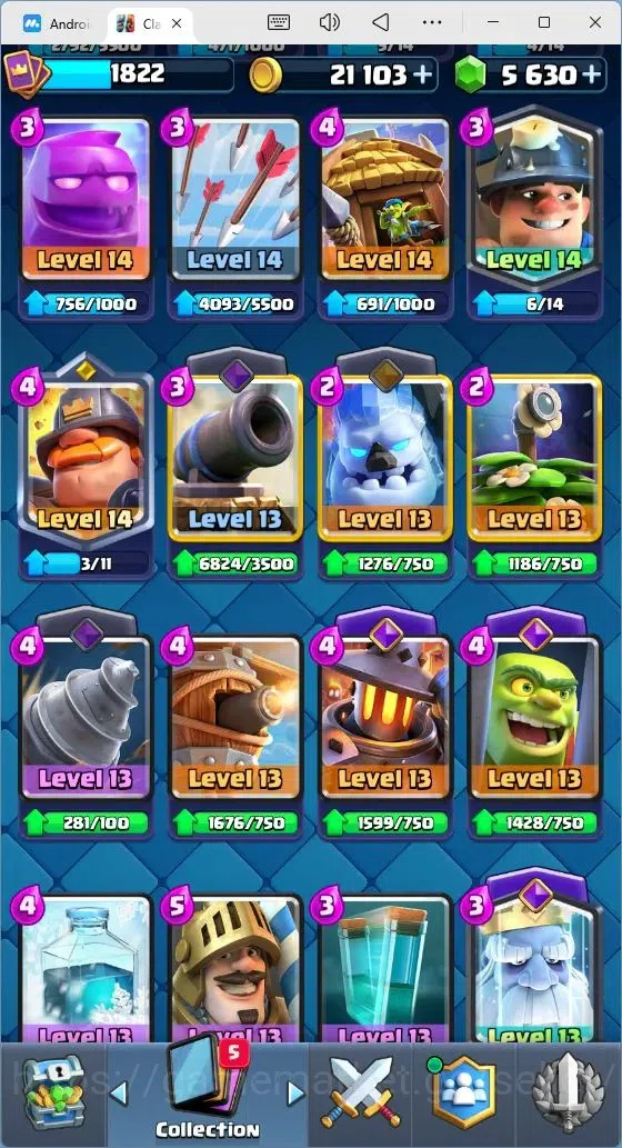 Clash Royale Accounts Mobile |Trophy 11756|19 Max Lv Cards|22 EVO Cards| image 9