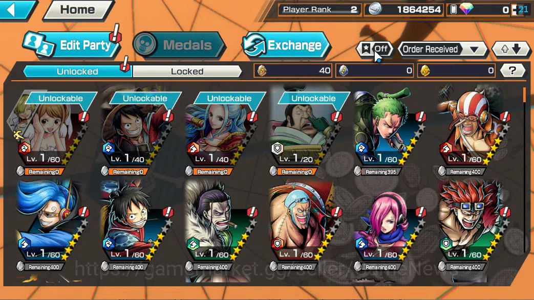 One Piece Bounty Rush Accounts Global|2 EX| T5E ST.Jaygarcia Saturn,Ama no Muraku image 4