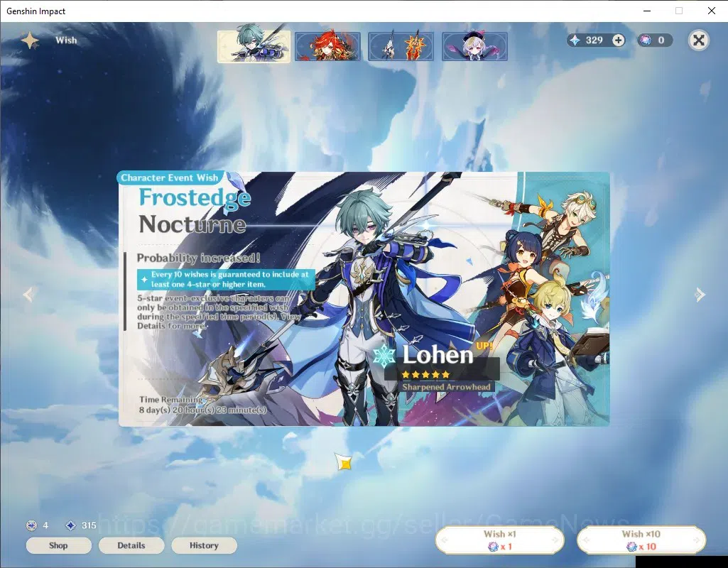 Genshin Impact Accounts ASIA|AR 35|Rate On|1 Limited + 2 (*5Standard)|Flin image 10