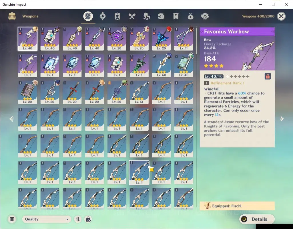 Genshin Impact Accounts ASIA|AR 35|Rate On|1 Limited + 2 (*5Standard)|Flin image 3