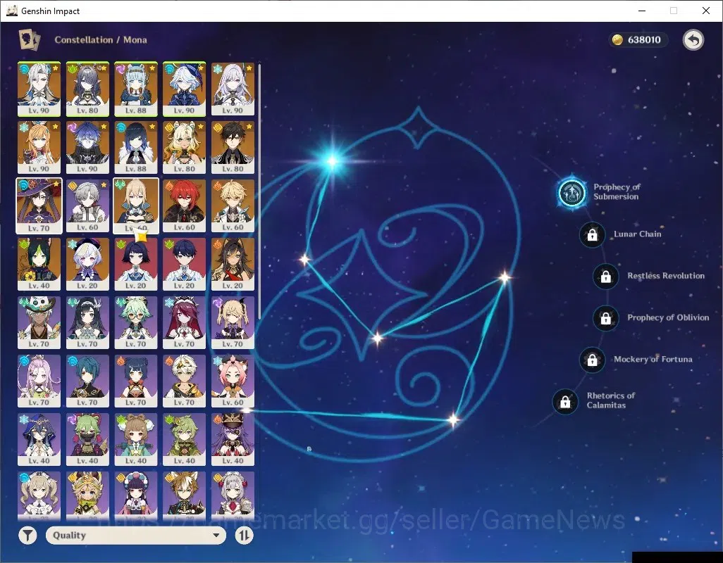 Genshin Impact Accounts ASIA|AR 57|PremTeam [Flins,Skirk]|10 Limited + 7 ( image 15