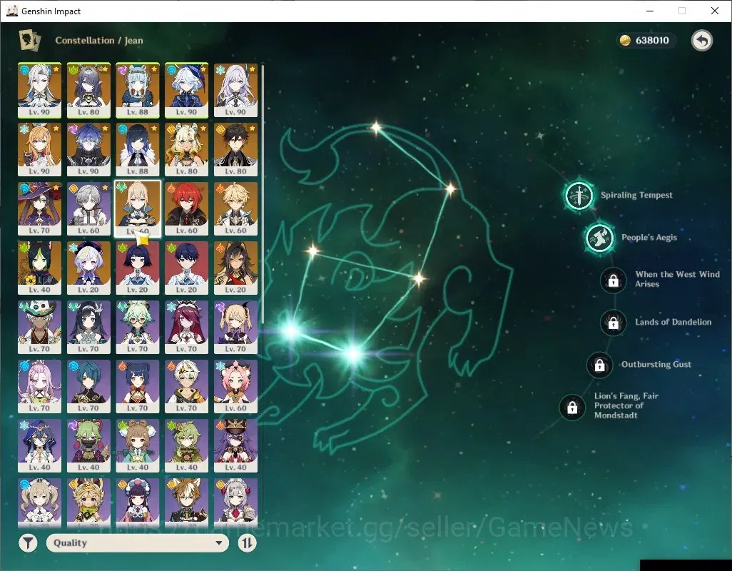 Genshin Impact Accounts ASIA|AR 57|PremTeam [Flins,Skirk]|10 Limited + 7 ( image 16