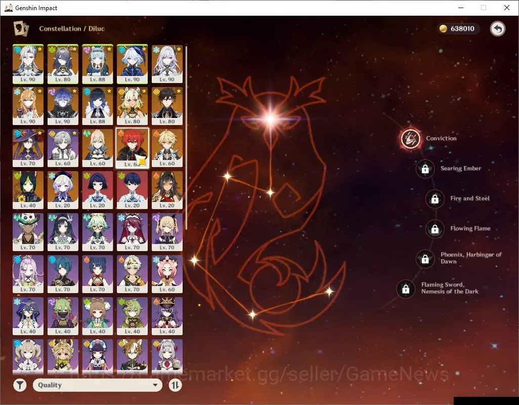 Genshin Impact Accounts ASIA|AR 57|PremTeam [Flins,Skirk]|10 Limited + 7 ( image 17