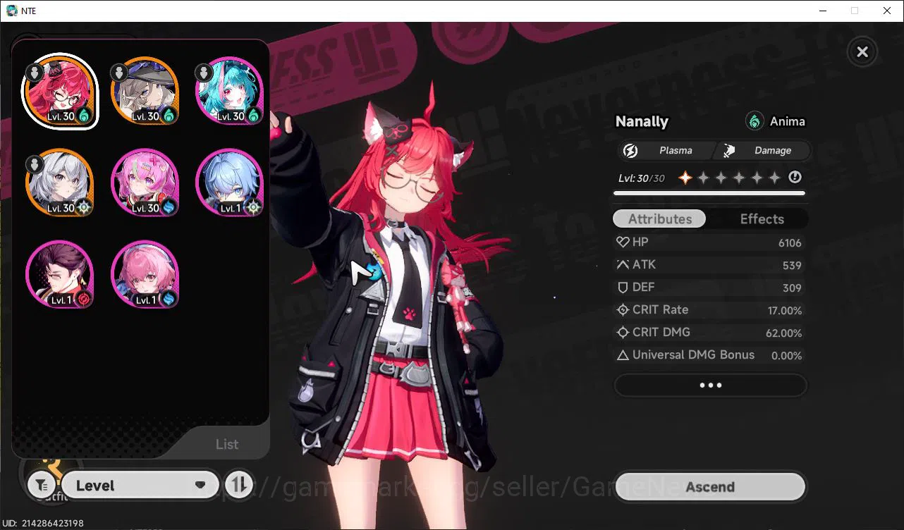 Neverness to Everness Accounts GLOBAL ASIA |HL 11| 2 SSR Limited [Nanally A1,Jiuy image 1