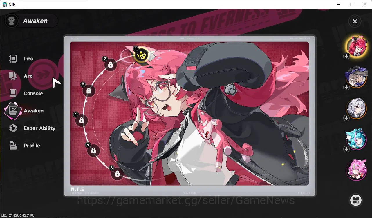 Neverness to Everness Accounts GLOBAL ASIA |HL 11| 2 SSR Limited [Nanally A1,Jiuy image 3