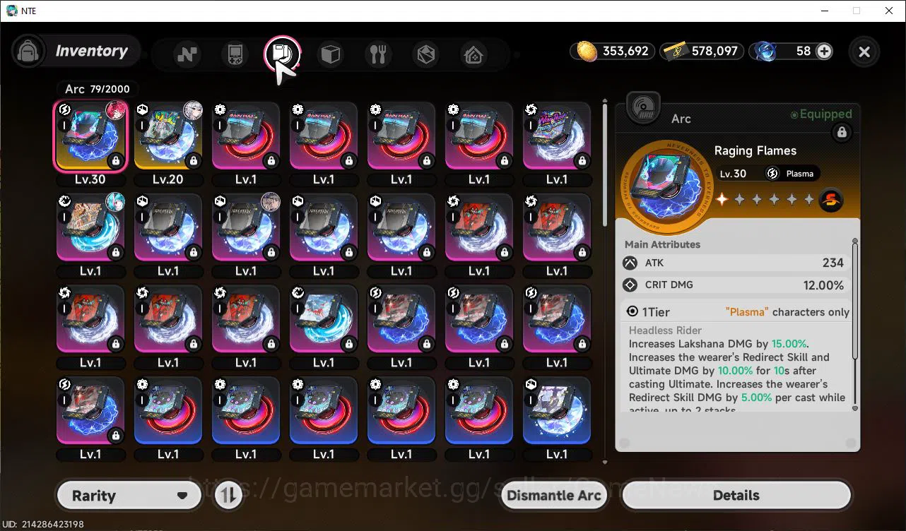 Neverness to Everness Accounts GLOBAL ASIA |HL 11| 2 SSR Limited [Nanally A1,Jiuy image 9