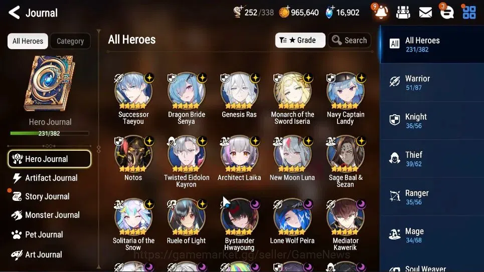 Epic Seven Accounts GLOBAL UnVerif|24ML(NOTOS,RnL,Salome,MS Iseria,Gra image 6