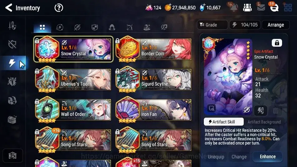 Epic Seven Accounts GLOBAL Unverif|New Era|7 ML(Rhianna and Luciella,S image 12