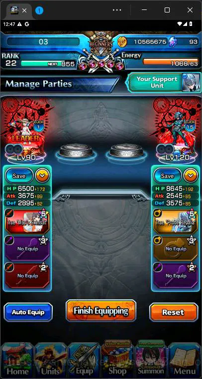 Grand Summoners Accounts Others GLOBAL|10 Ascend|Rank 22 |, Chloe, Summer Miyu, Tide Turner Fen, Houka Inumutu, Gamagoori 4