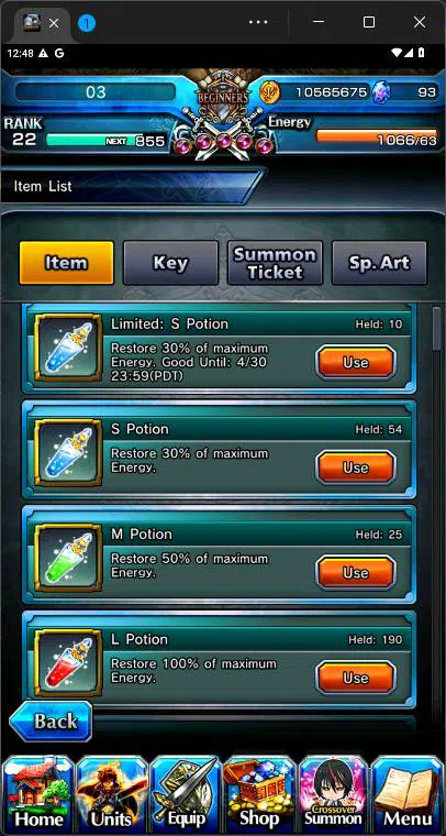 Grand Summoners Accounts Others GLOBAL|10 Ascend|Rank 22 |, Chloe, Summer Miyu, Tide Turner Fen, Houka Inumutu, Gamagoori 7