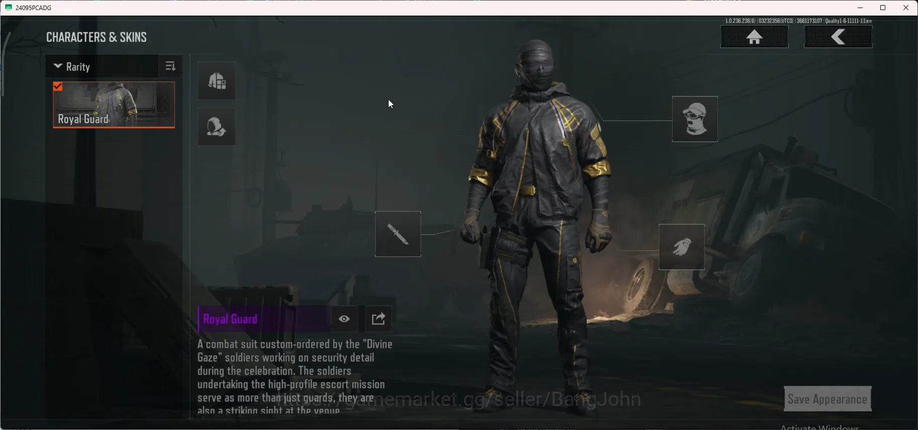 Arena Breakout Accounts Others Mobile|Lvl 30|SV 9.4M|CV 5.8M|3 WP Epic Skins|1 Epic Suit|CN On 1*|Check SS|AB064B 9