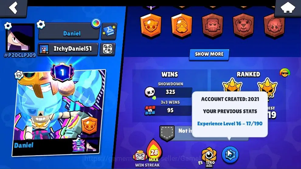 Brawl Stars Accounts Free CR|6068 Trophy|36 Brawlers 2 Max|6,6k Power Point|1 Hyperch [DJ Poco] 1 Legend 2 Mythic 9 Epic 4