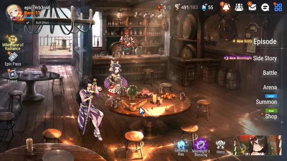 Epic Seven Accounts GLOBAL Unverif|New Era|2 ML(Rhianna&Luciella,Har s image 1