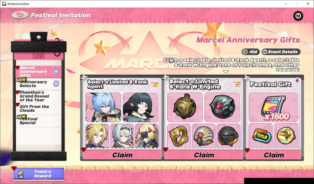 Zenless Zone Zero Accounts Starter ASIA|IK 37|Selector Anniv ON|1 Limited| (Norma)+Sign +2 STD Char (Grace & Koleda)|1 S 1